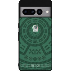 Coque Google Pixel 7 Pro - Silicone rigide noir Maillot de football Mexique 2026 personnalisable