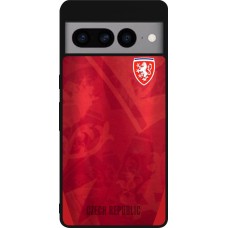 Google Pixel 7 Pro Case Hülle - Silikon schwarz Tschechische Republik personalisierbares Fussballtrikot