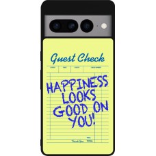 Coque Google Pixel 7 Pro - Silicone rigide noir Guest check 2026