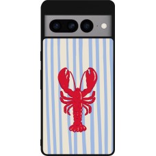 Coque Google Pixel 7 Pro - Silicone rigide noir Red lobster 2026