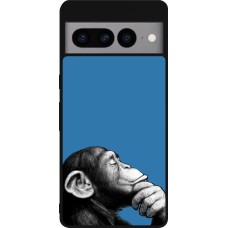 Google Pixel 7 Pro Case Hülle - Silikon schwarz Monkey Pop Art