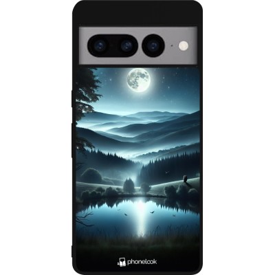 Coque Google Pixel 7 Pro - Silicone rigide noir Night Sky View
