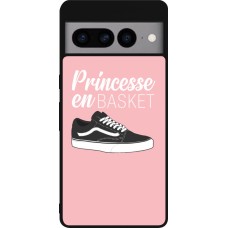 Google Pixel 7 Pro Case Hülle - Silikon schwarz princesse en basket