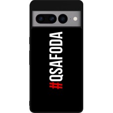 Google Pixel 7 Pro Case Hülle - Silikon schwarz Qsafoda 1