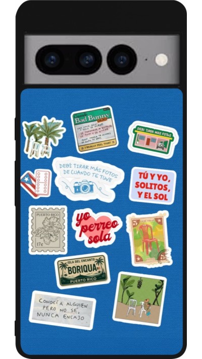 Google Pixel 7 Pro Case Hülle - Silikon schwarz Seals of the Dominican Republic DTMF