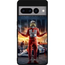 Coque Google Pixel 7 Pro - Silicone rigide noir Senna The King of Rain