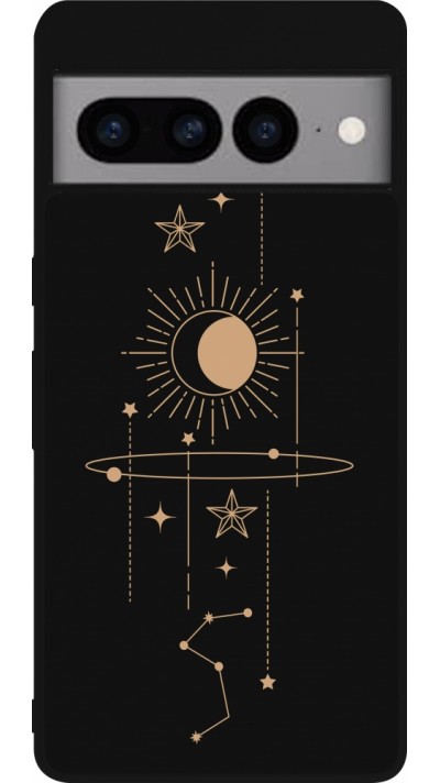 Google Pixel 7 Pro Case Hülle - Silikon schwarz Spring 23 astro