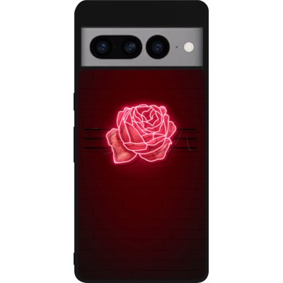 Google Pixel 7 Pro Case Hülle - Silikon schwarz Spring 23 neon rose