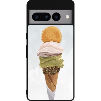 Google Pixel 7 Pro Case Hülle - Silikon schwarz Summer 2025 Cornet
