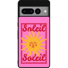 Coque Google Pixel 7 Pro - Silicone rigide noir Sun sun 2026