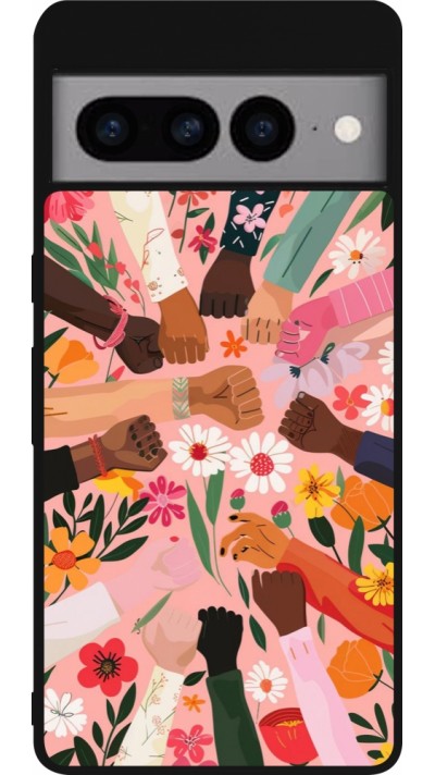 Google Pixel 7 Pro Case Hülle - Silikon schwarz Womens day 2026 8