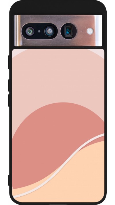 Google Pixel 8 Case Hülle - Silikon schwarz Autumn 22 abstract sunrise