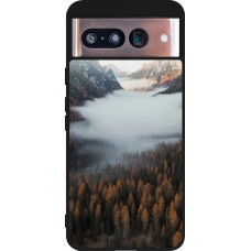 Coque Google Pixel 8 - Silicone rigide noir Autumn 22 forest lanscape