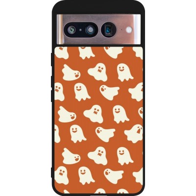 Coque Google Pixel 8 - Silicone rigide noir Autumn 2024 mini ghosts