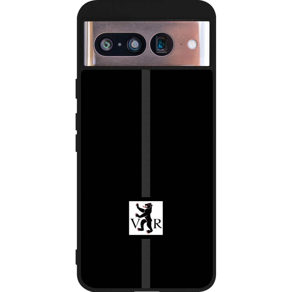 Coque Google Pixel 8 - Silicone rigide noir Canton AR noir