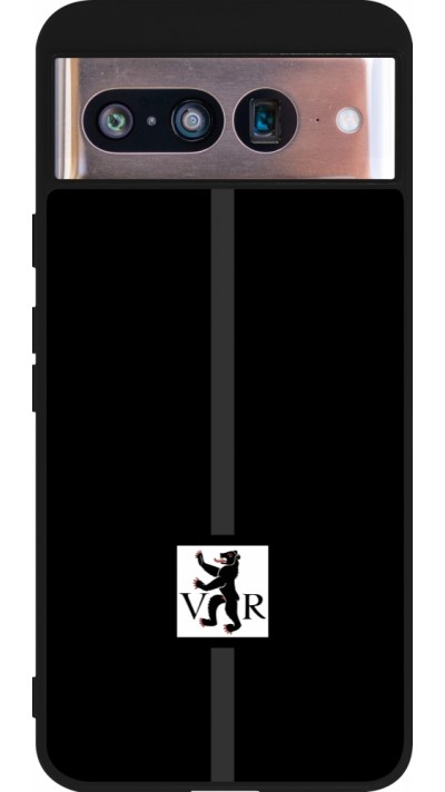 Coque Google Pixel 8 - Silicone rigide noir Canton AR noir
