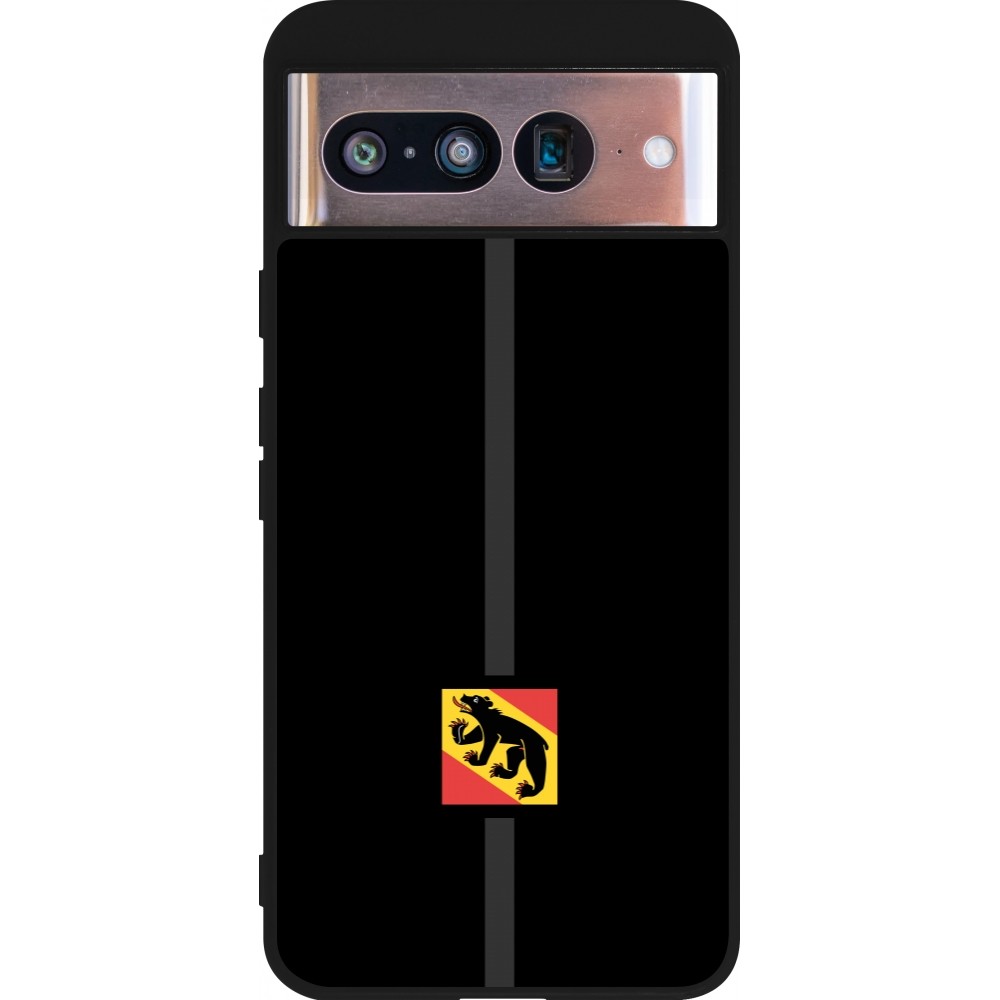 Coque Google Pixel 8 - Silicone rigide noir Canton BE noir