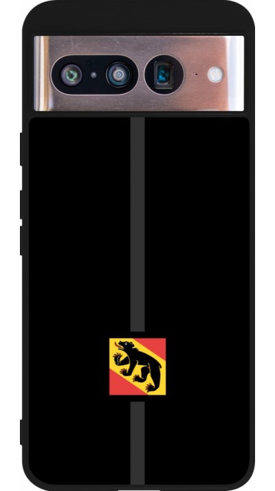 Google Pixel 8 Case Hülle - Silikon schwarz Kanton BE schwarz