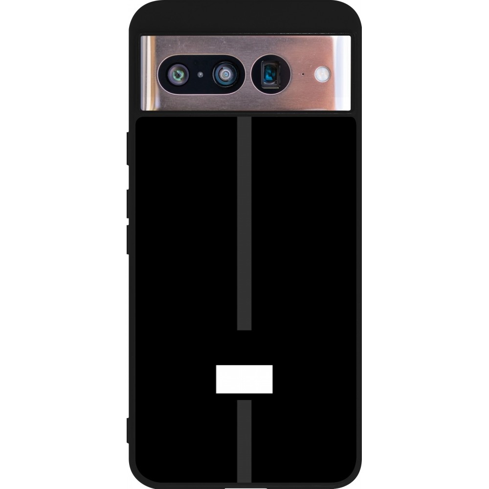 Coque Google Pixel 8 - Silicone rigide noir Canton FR noir