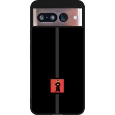 Coque Google Pixel 8 - Silicone rigide noir Canton GL noir