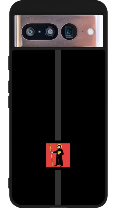 Google Pixel 8 Case Hülle - Silikon schwarz Kanton GL schwarz