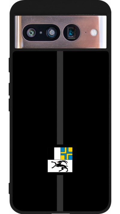 Google Pixel 8 Case Hülle - Silikon schwarz Kanton GR schwarz