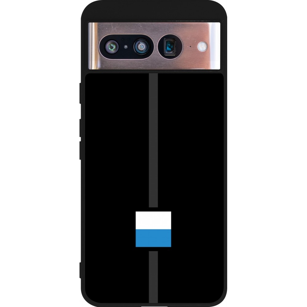 Coque Google Pixel 8 - Silicone rigide noir Canton LU noir