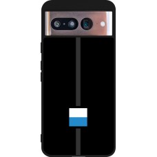 Coque Google Pixel 8 - Silicone rigide noir Canton LU noir