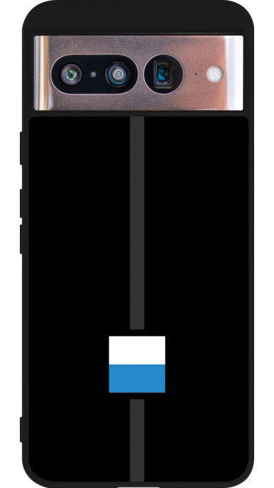 Google Pixel 8 Case Hülle - Silikon schwarz Kanton LU schwarz