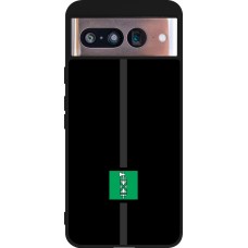 Google Pixel 8 Case Hülle - Silikon schwarz Kanton SG schwarz