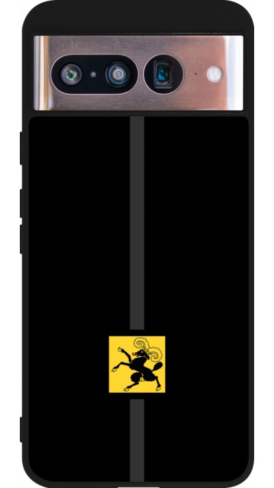 Google Pixel 8 Case Hülle - Silikon schwarz Kanton SH schwarz