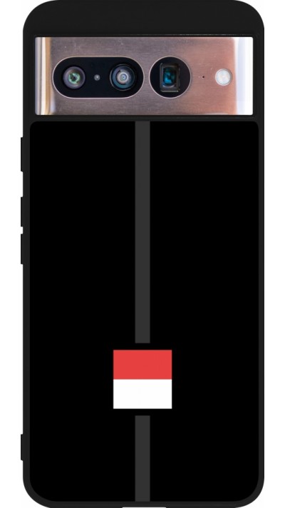Google Pixel 8 Case Hülle - Silikon schwarz Kanton SO schwarz