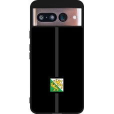 Google Pixel 8 Case Hülle - Silikon schwarz Kanton TG schwarz
