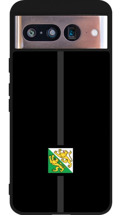 Google Pixel 8 Case Hülle - Silikon schwarz Kanton TG schwarz