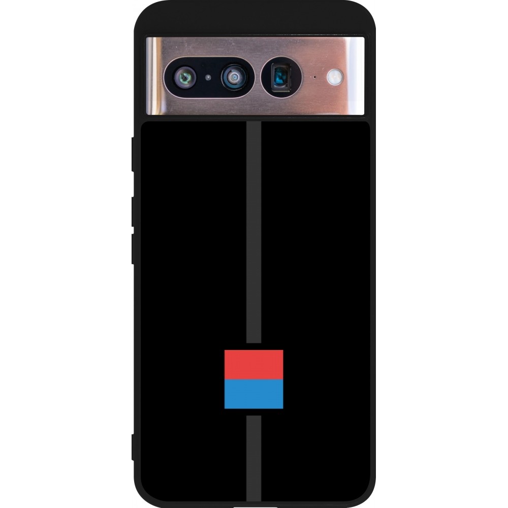 Coque Google Pixel 8 - Silicone rigide noir Canton TI noir