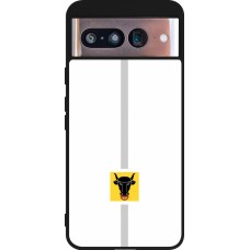 Coque Google Pixel 8 - Silicone rigide noir Canton UR blanc