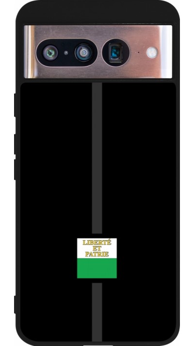 Google Pixel 8 Case Hülle - Silikon schwarz Kanton VD schwarz