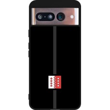 Coque Google Pixel 8 - Silicone rigide noir Canton VS noir