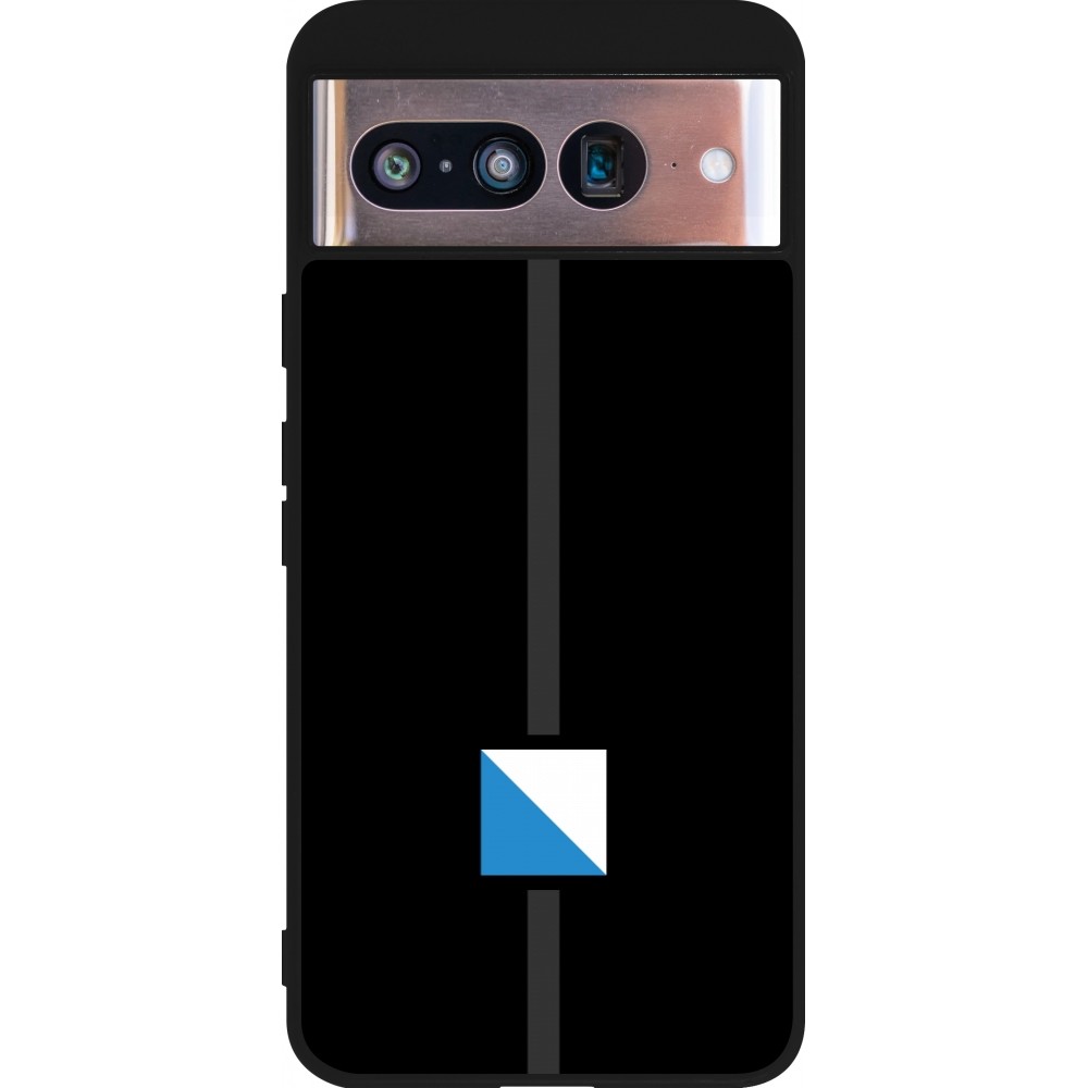 Coque Google Pixel 8 - Silicone rigide noir Canton ZH noir