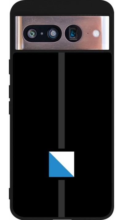 Google Pixel 8 Case Hülle - Silikon schwarz Kanton ZH schwarz