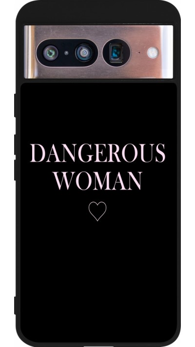 Coque Google Pixel 8 - Silicone rigide noir Dangerous woman