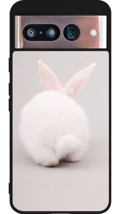 Google Pixel 8 Case Hülle - Silikon schwarz Easter 2024 bunny butt
