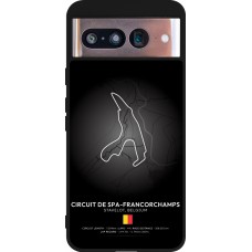 Google Pixel 8 Case Hülle - Silikon schwarz F1 Track 2025 Belgium