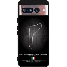 Coque Google Pixel 8 - Silicone rigide noir F1 Track 2025 Italy