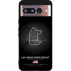 Google Pixel 8 Case Hülle - Silikon schwarz F1 Track 2025 Las Vegas
