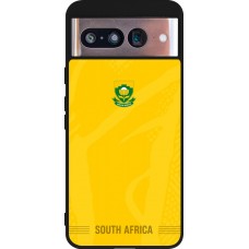 Coque Google Pixel 8 - Silicone rigide noir Maillot de football Afrique du Sud 2026 personnalisable