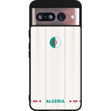 Coque Google Pixel 8 - Silicone rigide noir Maillot de football Algérie 2026 personnalisable