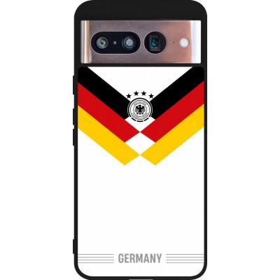 Google Pixel 8 Case Hülle - Silikon schwarz Deutschland 2026 personalisierbares Fussballtrikot