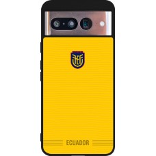 Google Pixel 8 Case Hülle - Silikon schwarz Ecuador 2026 personalisierbares Fussballtrikot