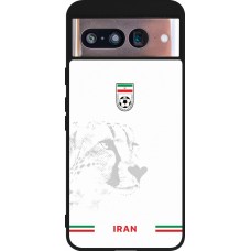 Google Pixel 8 Case Hülle - Silikon schwarz Iran 2026 personalisierbares Fussballtrikot